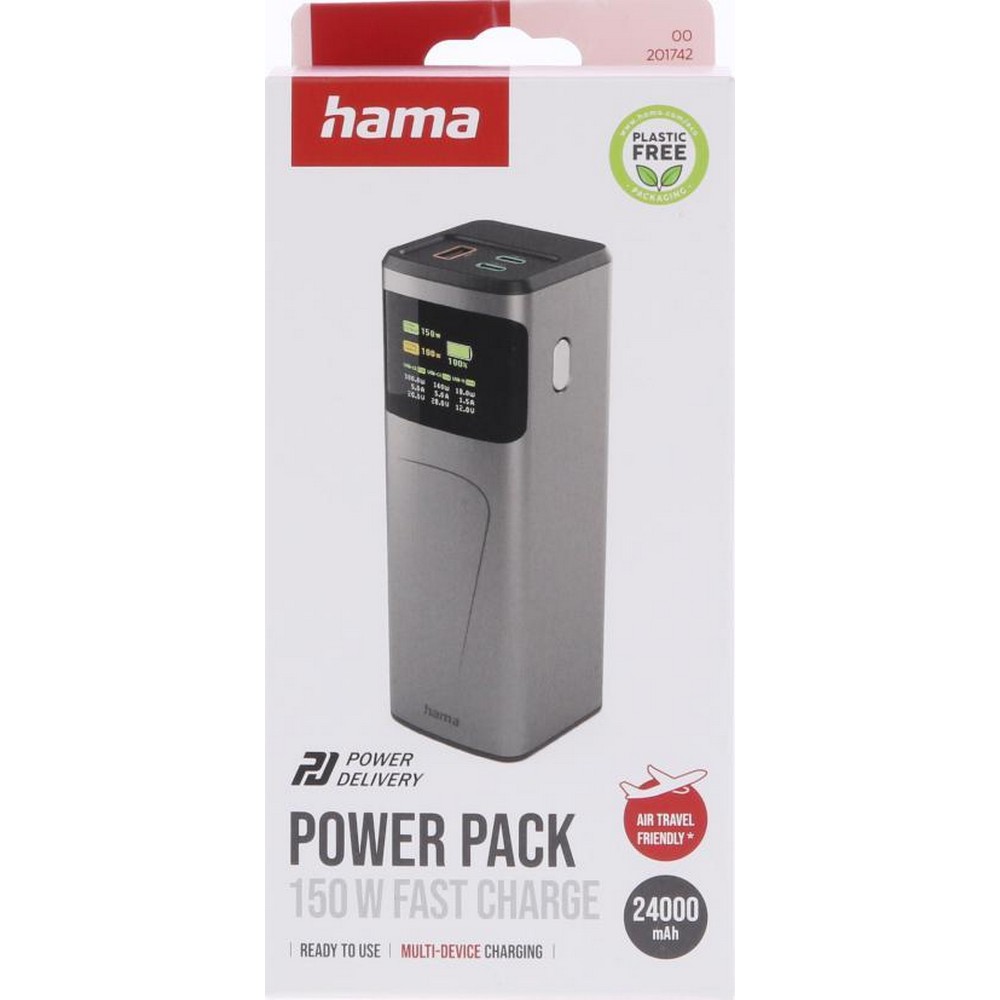 Power bank 24000 mAh Hama High Power 150W P158295X