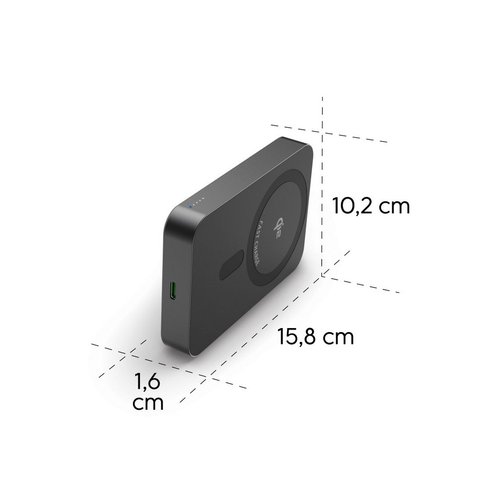 Magnetyczny power bank 10000 mAh Hama P158303X