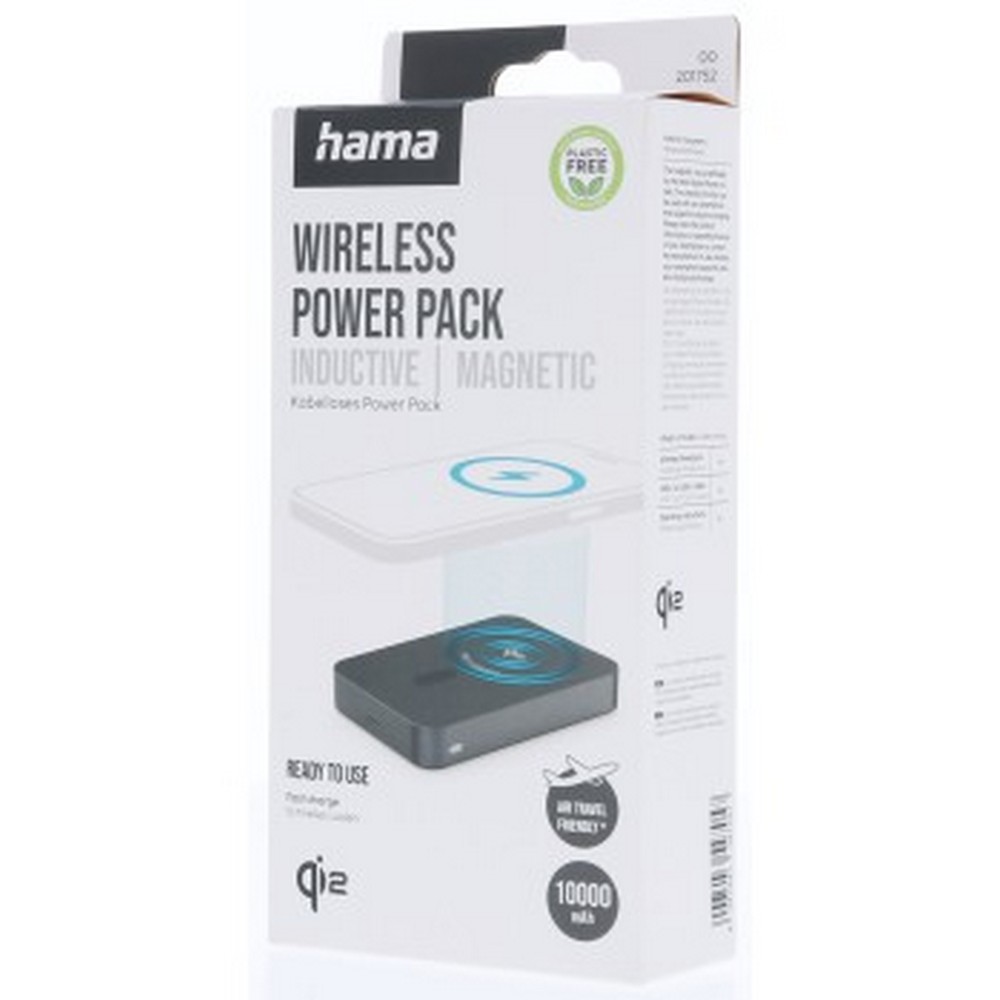 Magnetyczny power bank 10000 mAh Hama P158303X