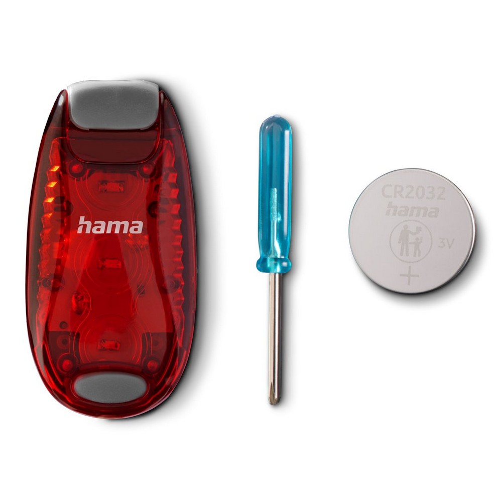 Zestaw lampek rowerowych, ostrzegawczych Hama 2 el. P158324X