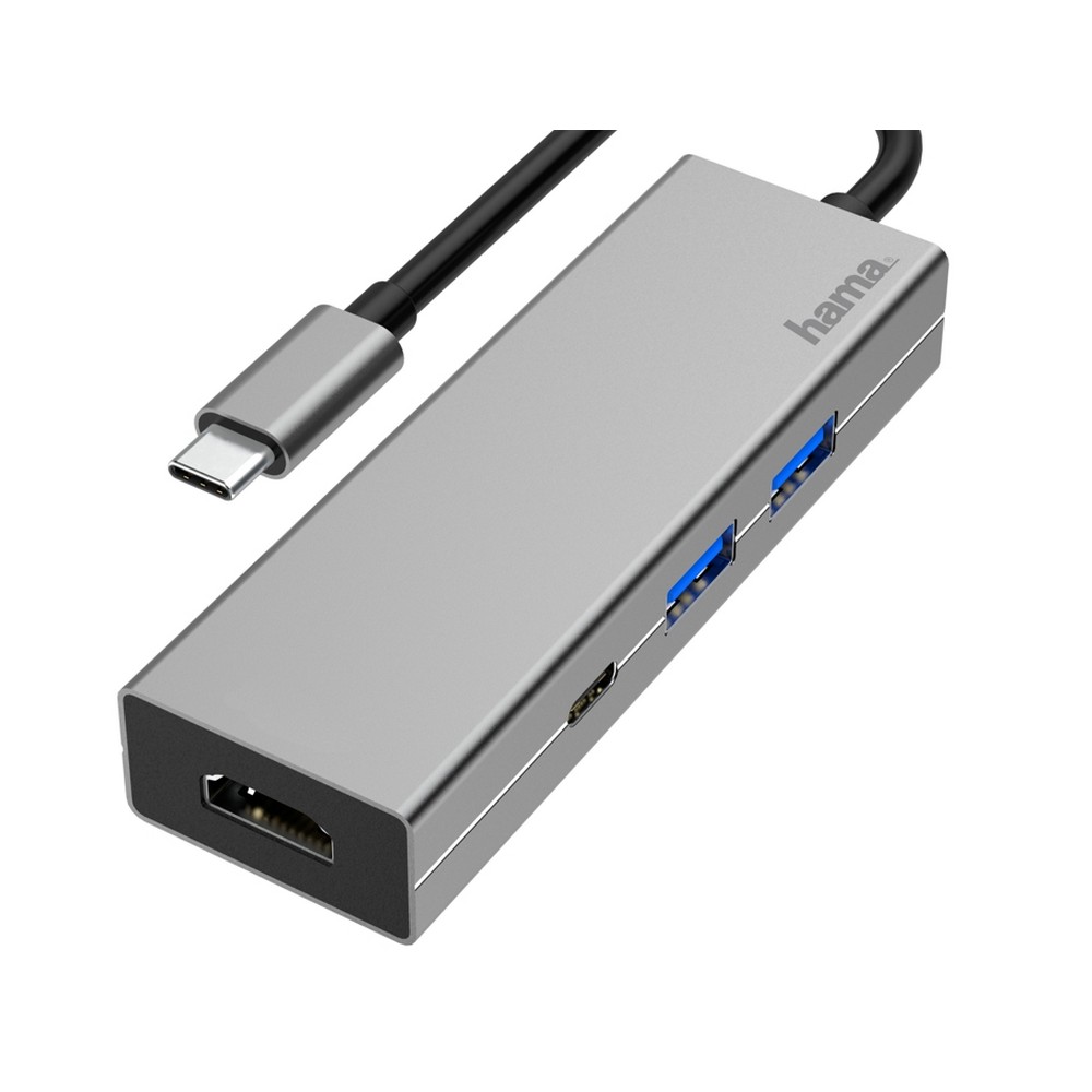 Hub USB, USB-C, HDMI Hama P158353X AX-VH070-19