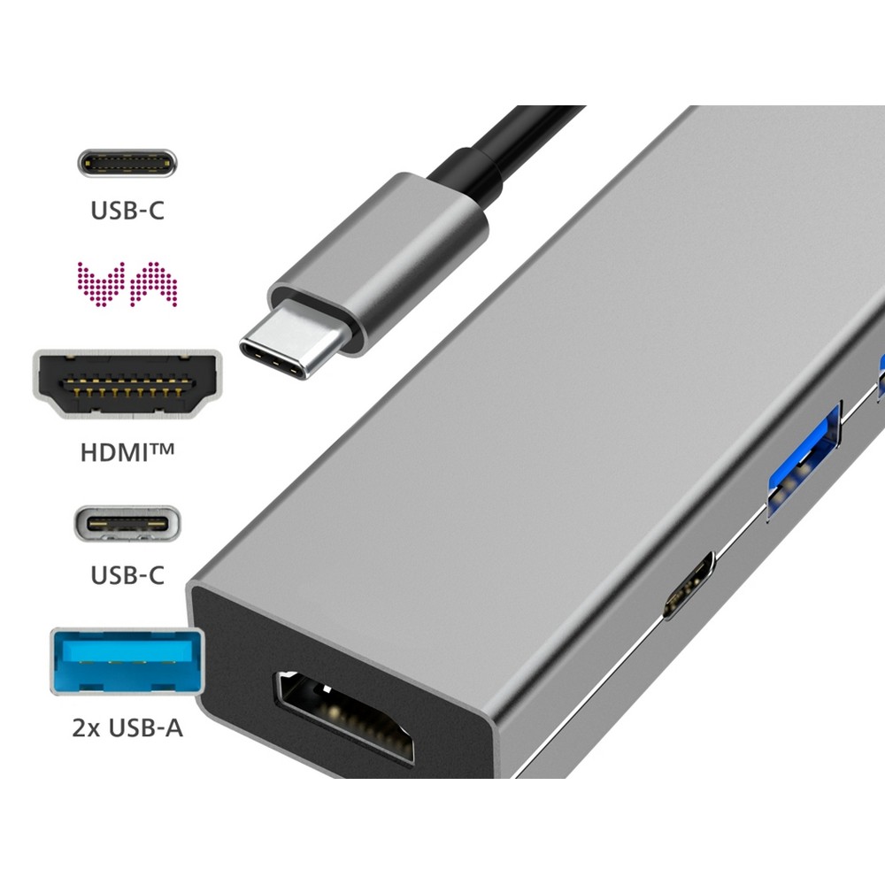 Hub USB, USB-C, HDMI Hama P158353X 4 Hub USB, USB-C, HDMI Hama P158353X
