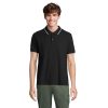 PALERMO POLO SHIRT P158409O negro / blanco