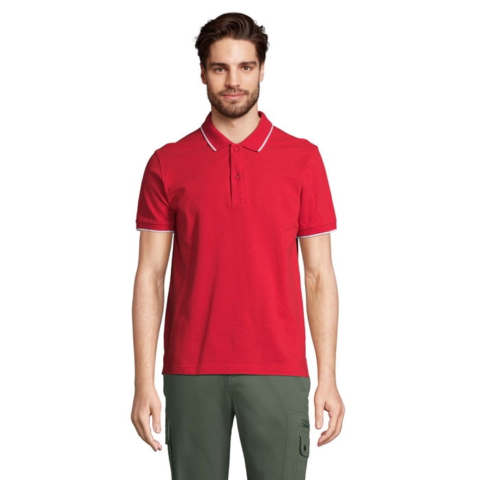PALERMO POLO SHIRT P158409O khaki / graphite