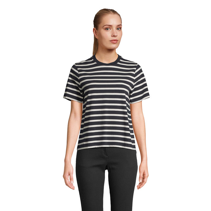 LEGEND WOMEN T-SHIRT P158451O navy / off white LEGEND WOMEN T-SHIRT P158451O navy / off white