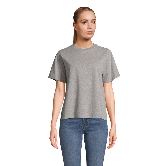 LEGEND WOMEN T-SHIRT P158451O szary melanż LEGEND WOMEN T-SHIRT P158451O szary melanż