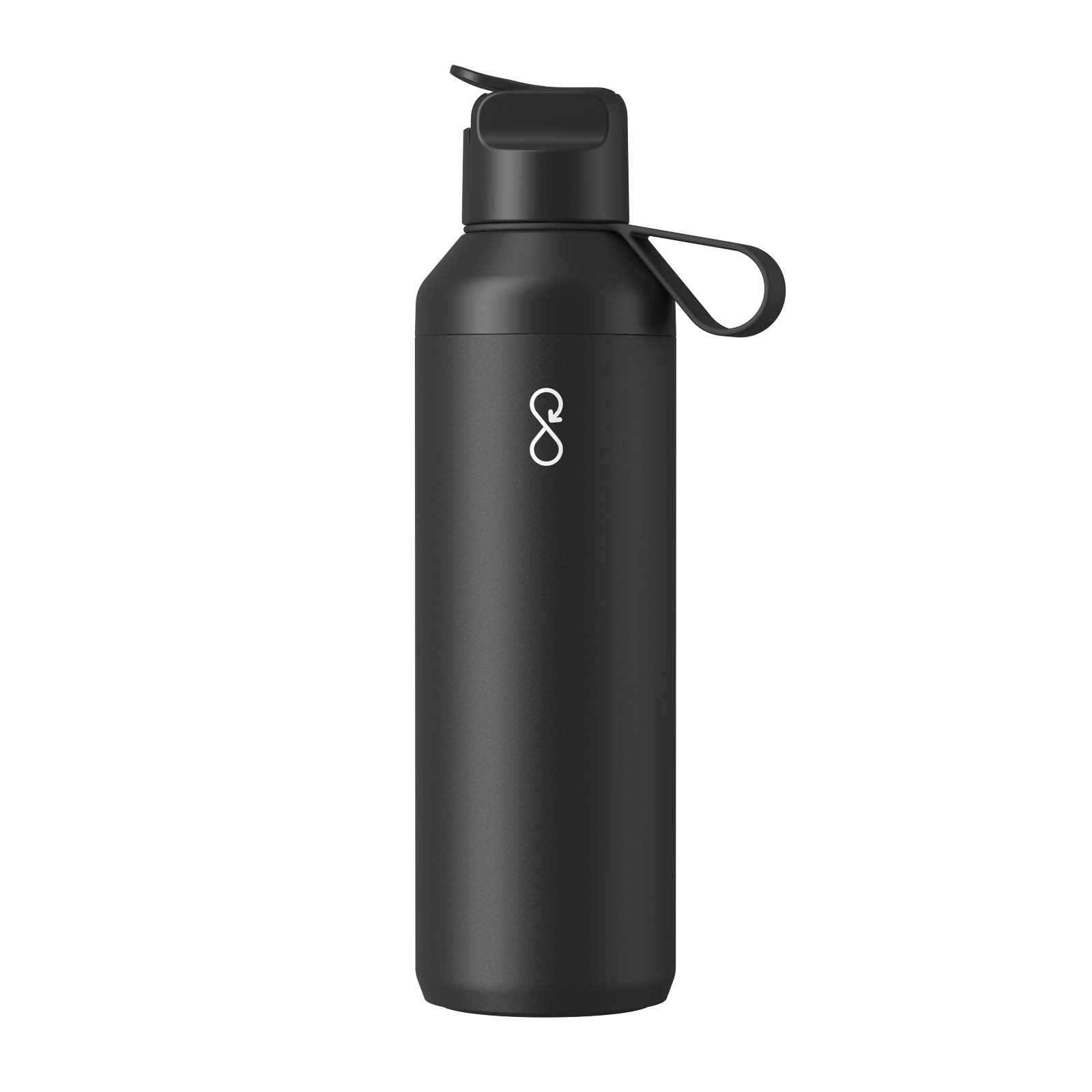 Bidon Ocean Bottle Peak GO 710 ml z recyklingowanej stali nierdzewnej P159981C czarny obsydianowy Bidon Ocean Bottle Peak GO 710 ml z recyklingowanej stali nierdzewnej P159981C czarny obsydianowy