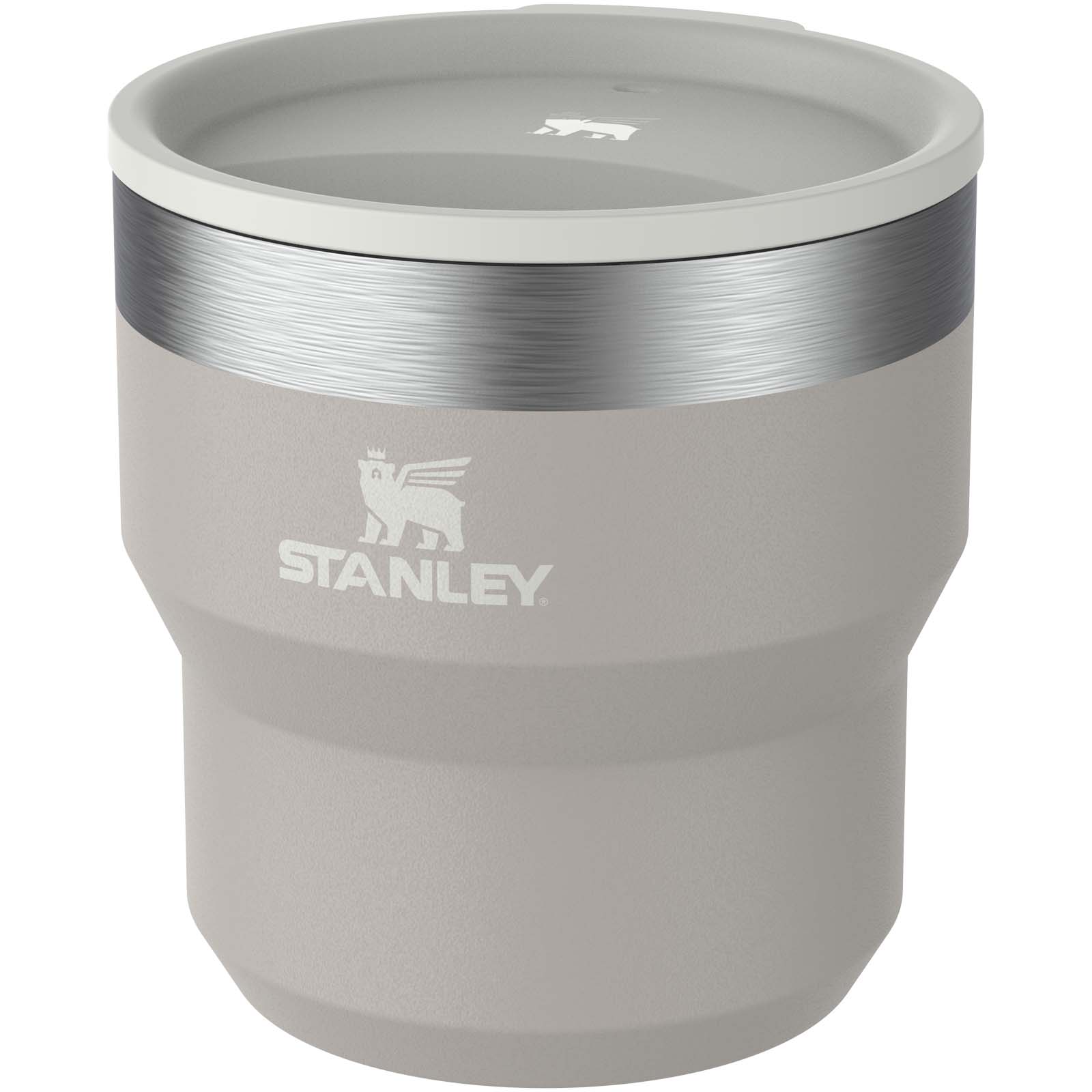 Termoizolowany kubek kempingowy Stanley Stay Hot 295 ml ze stali nierdzewnej, umożliwiający wkładanie kubków jeden w drugi P160004C PFC-100973-W