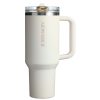 Stanley Quencher® ProTour 1180 ml termoizolowany kubek ze słomką, wykonany z recyklingowanej stali nierdzewnej P160009C kremowy