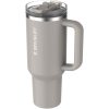 Stanley Quencher® ProTour 1180 ml termoizolowany kubek ze słomką, wykonany z recyklingowanej stali nierdzewnej P160009C szary
