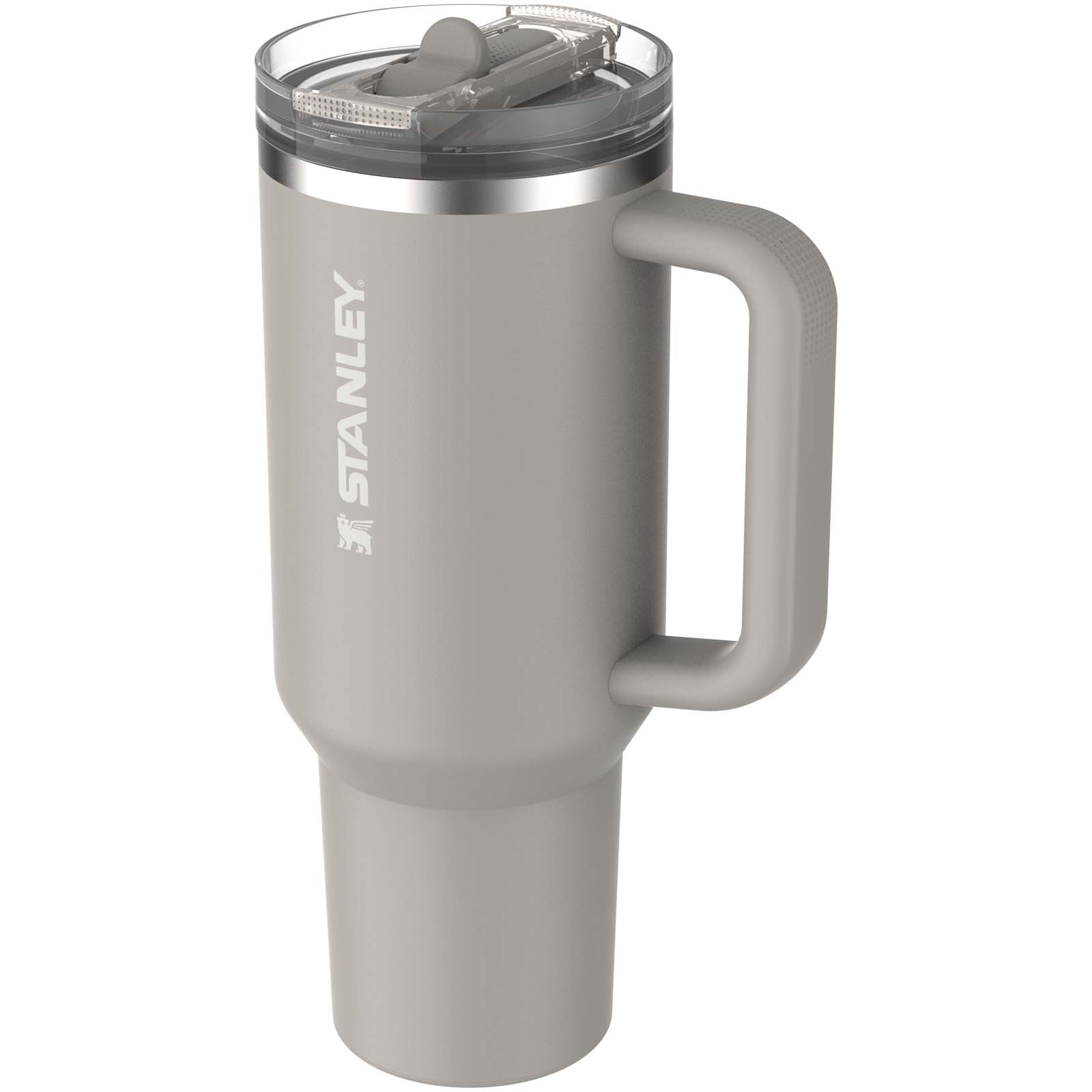 Stanley Quencher® ProTour 1180 ml termoizolowany kubek ze słomką, wykonany z recyklingowanej stali nierdzewnej P160009C szary