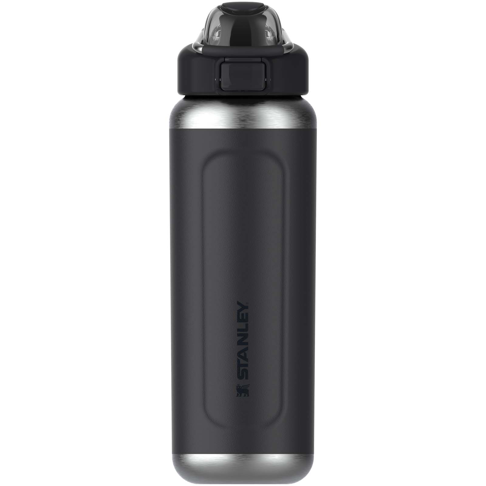 Termoizolowany bidon na wodę Stanley Classic Wellspring 710 ml wykonany z recyklingowanej stali nierdzewnej P159994C czarny Termoizolowany bidon na wodę Stanley Classic Wellspring 710 ml wykonany z recyklingowanej stali nierdzewnej P159994C czarny