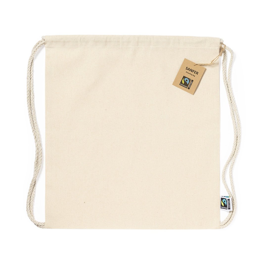 Worek ze sznurkiem Sanfer Fairtrade P167174T MKT-1267NATUS/T