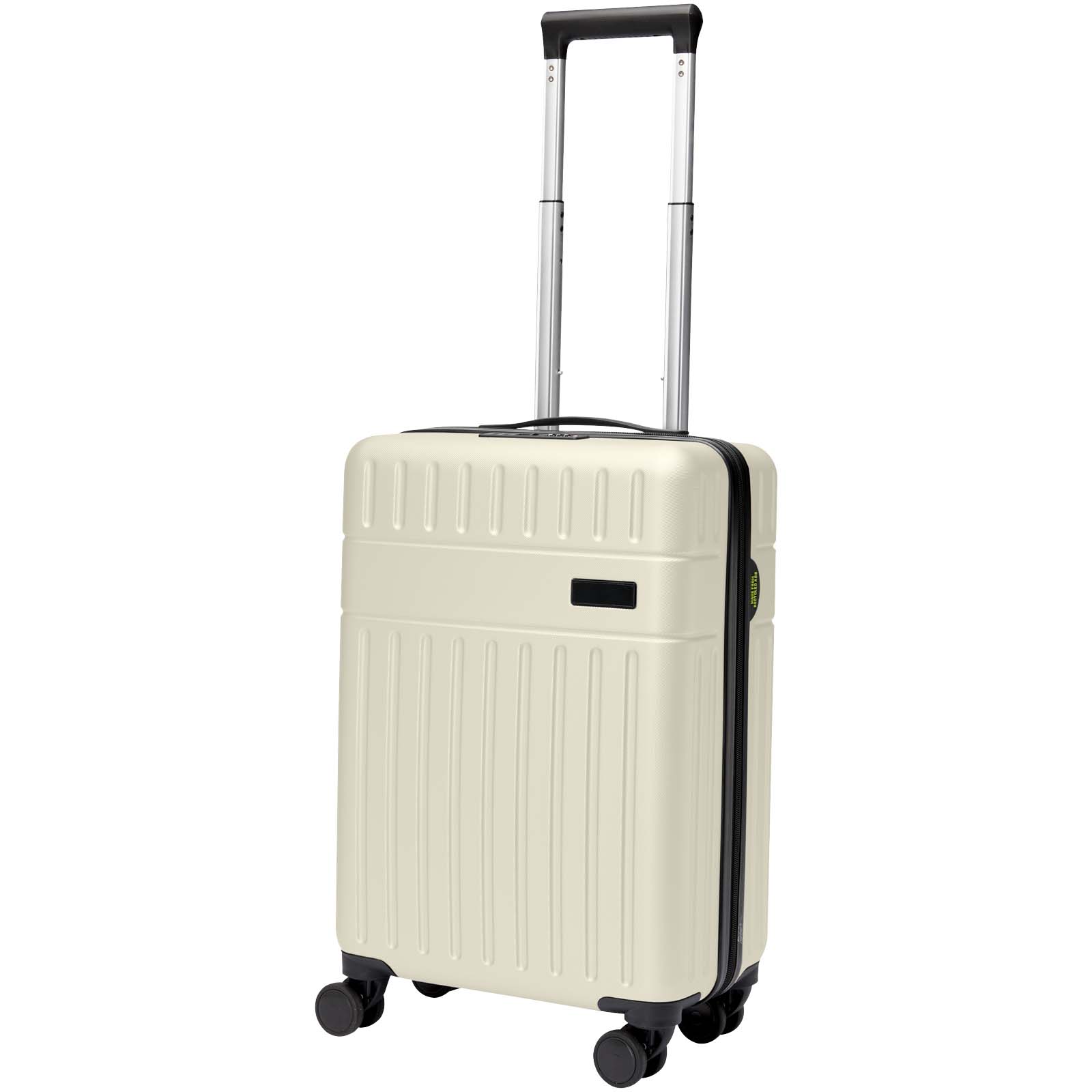 Rover twarda walizka na kółkach z tworzyw sztucznych pochodzących z recyklingu z certyfikatem GRS o wysokości 51 cm i pojemno P076733C piaskowiec