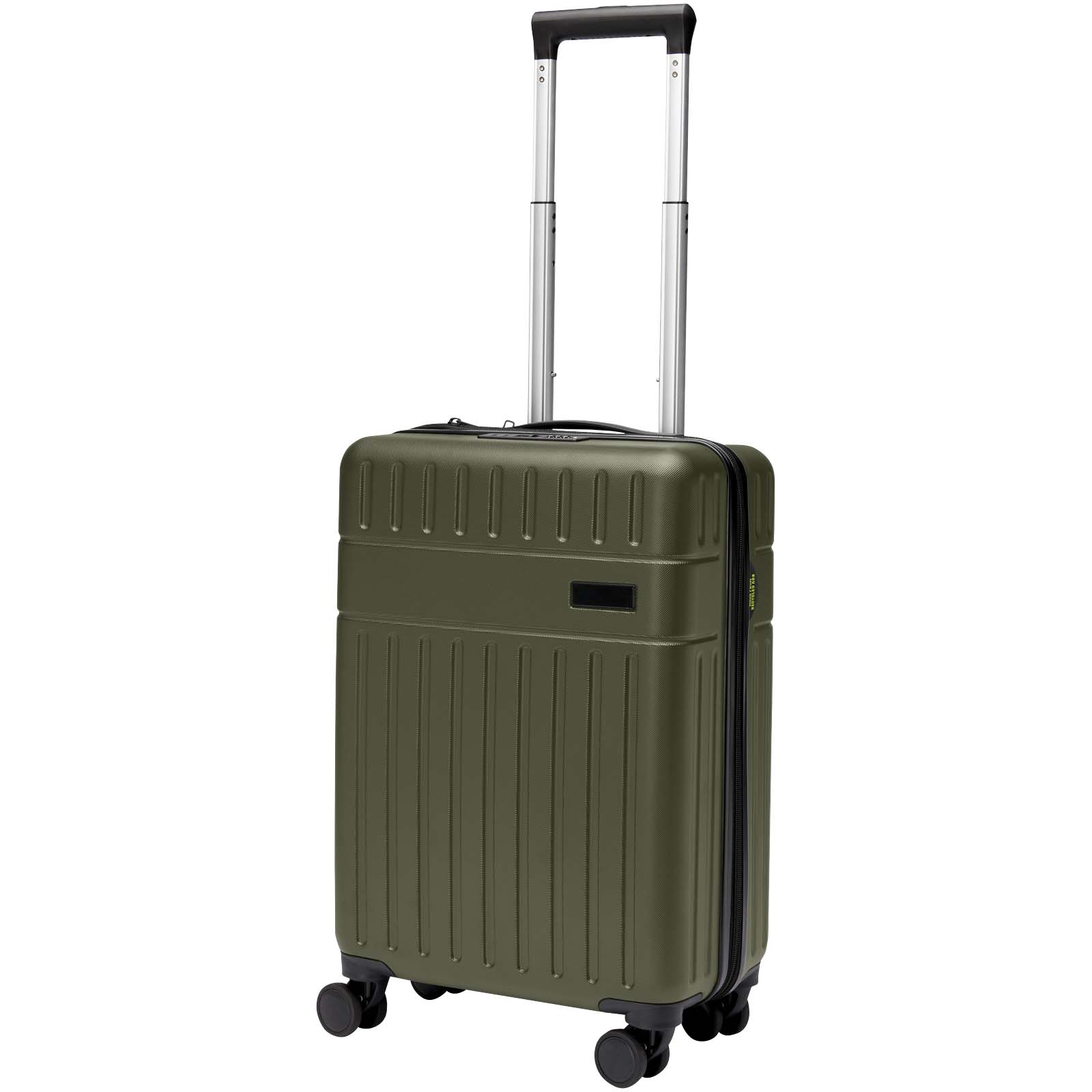 Rover twarda walizka na kółkach z tworzyw sztucznych pochodzących z recyklingu z certyfikatem GRS o wysokości 51 cm i pojemno P076733C leśny zielony