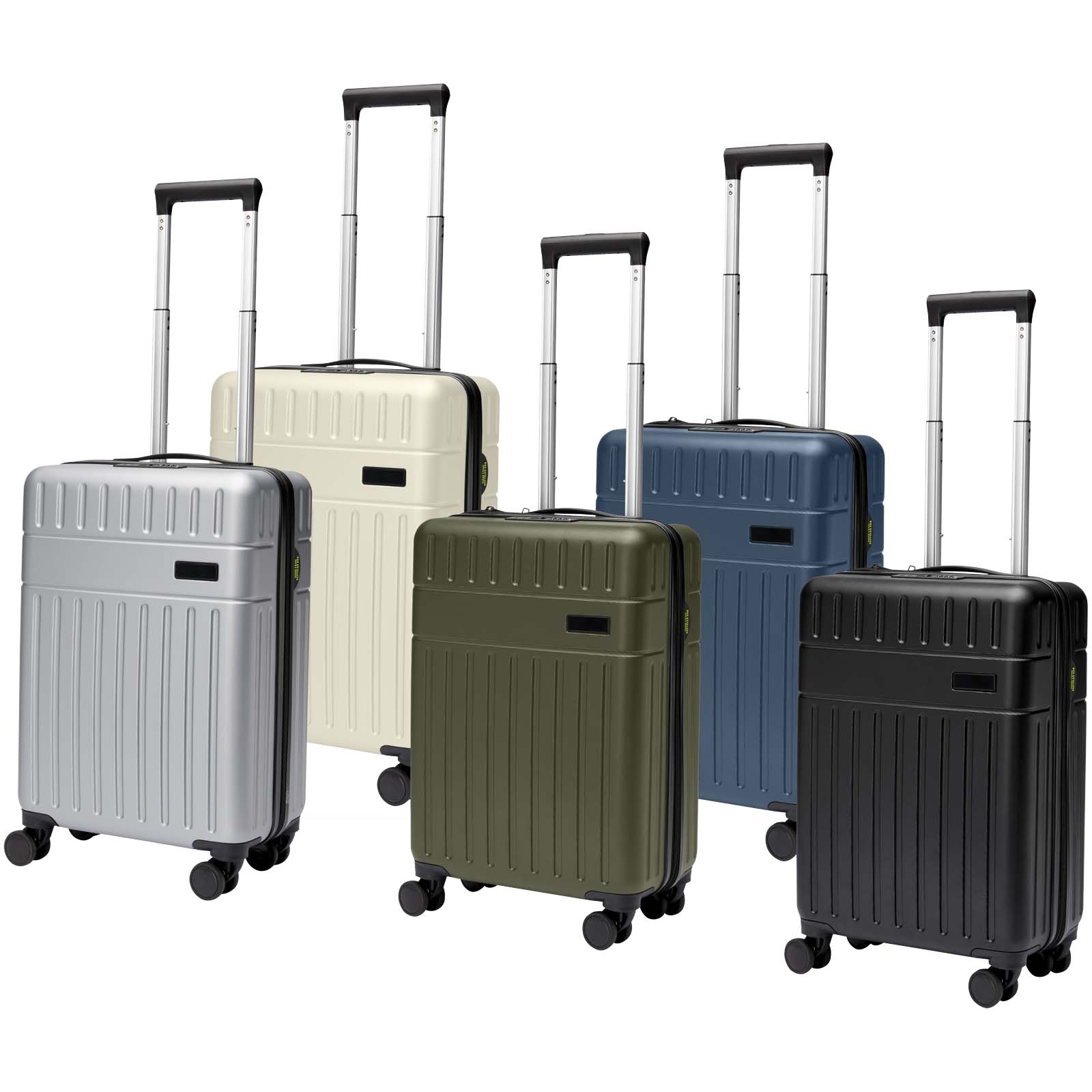 Rover twarda walizka na kółkach z tworzyw sztucznych pochodzących z recyklingu z certyfikatem GRS o wysokości 51 cm i pojemno P076733C PFC-130049-W Rover twarda walizka na kółkach z tworzyw sztucznych pochodzących z recyklingu z certyfikatem GRS o wysokości 51 cm i pojemno P076733C PFC-130049-W