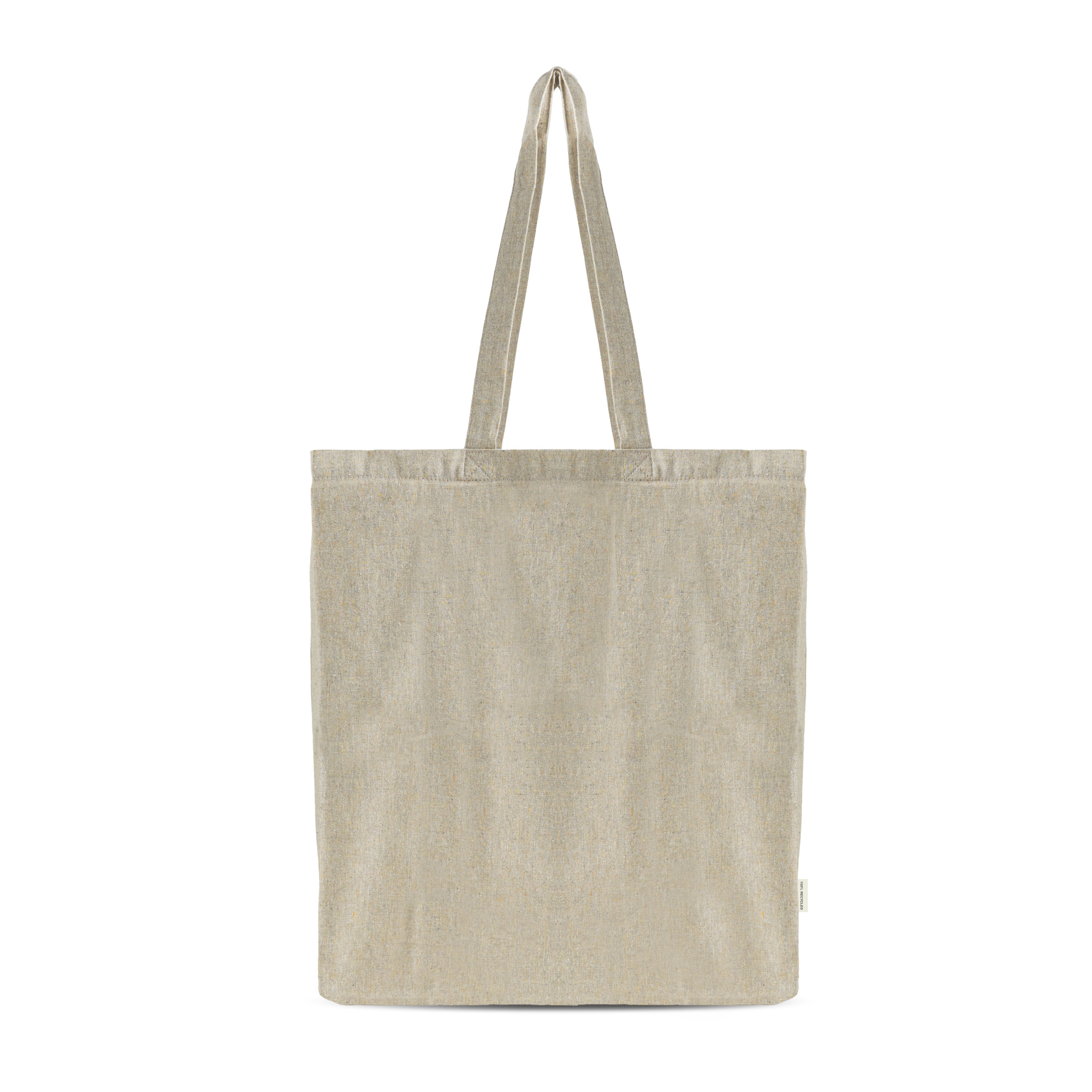 Torba z melanżowej bawełny z recyklingu 150g / ReMelange Gusset P159894P 2 Torba z melanżowej bawełny z recyklingu 150g / ReMelange Gusset P159894P
