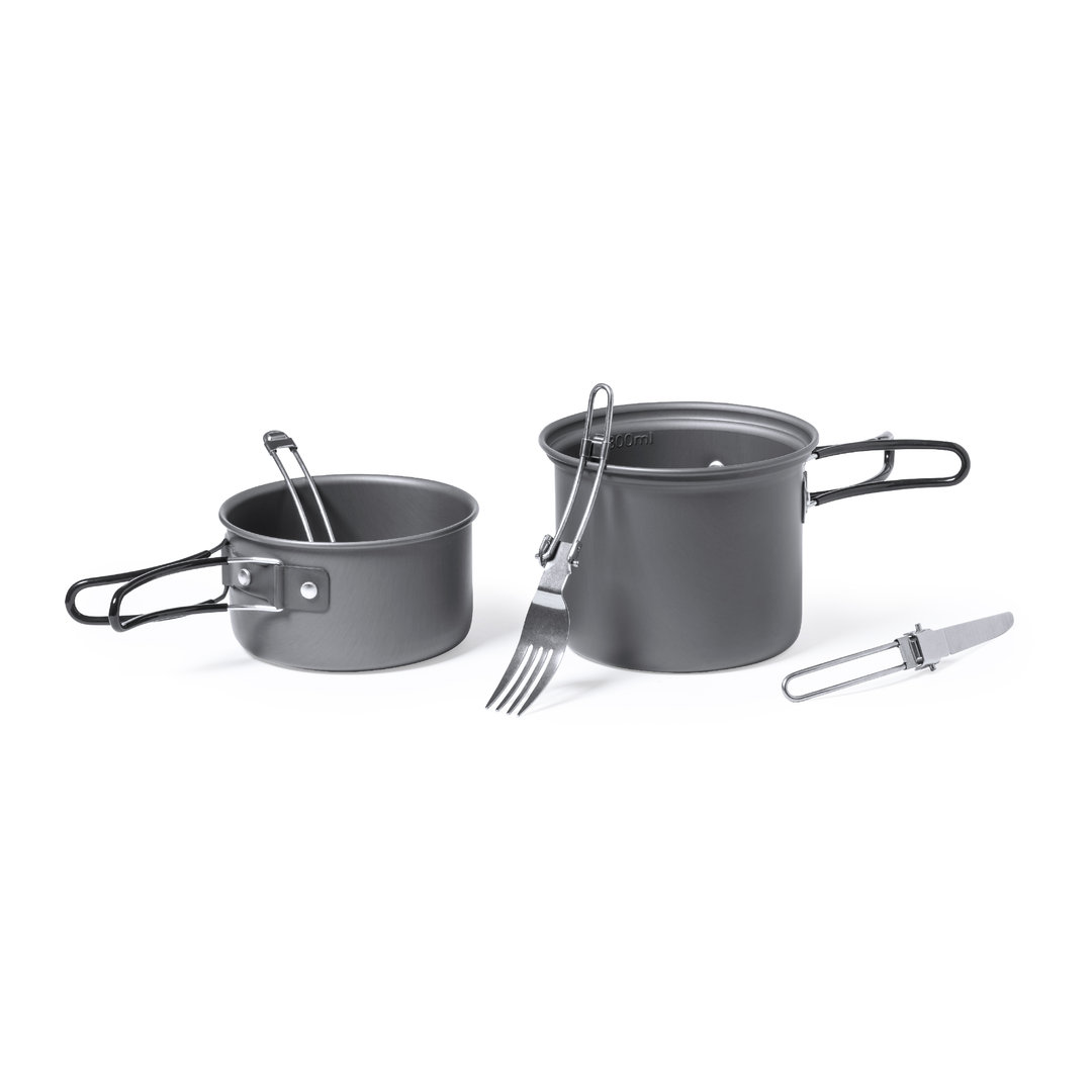 Zestaw naczyń kempingowych Sondic P167727T MKT-1571NEGS/T