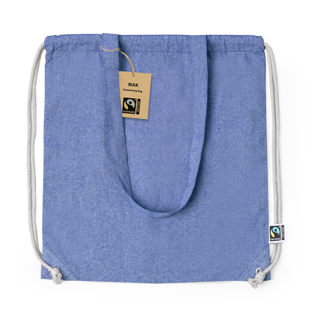 Worek ze sznurkiem Riak Fairtrade P170275T MKT-20776-W