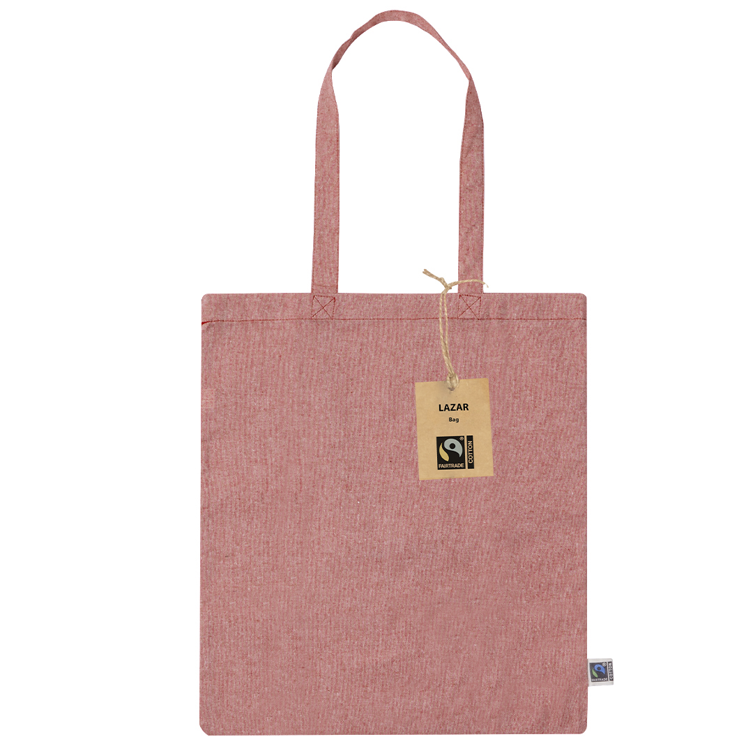 Torba Lazar Fairtrade P170280T czerwony