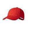 Czapka z daszkiem Haliard P170362T czerwony