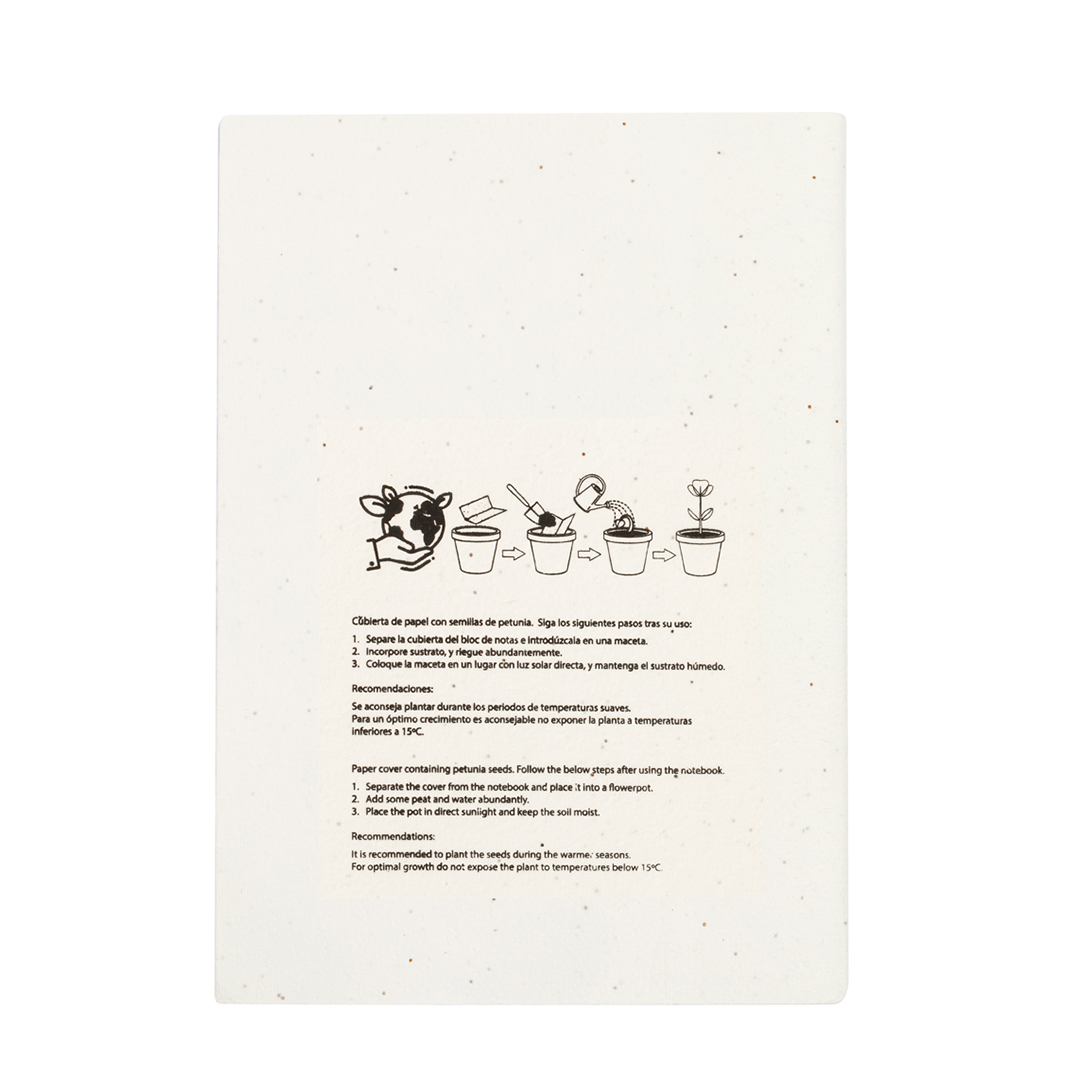 Notatnik z papieru nasiennego Derna P170613T