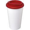 Kubek termiczny z serii Americano® o pojemności 350 ml P068933C biały / czerwony