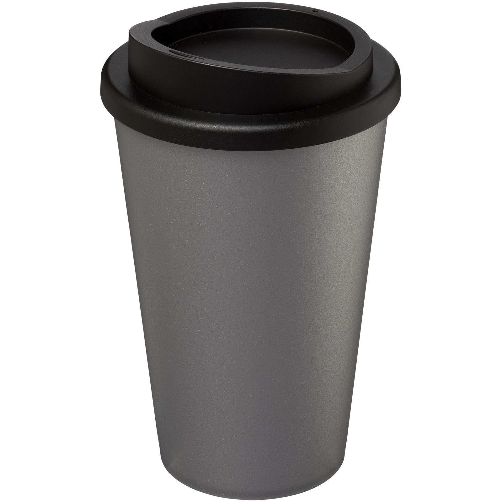 Kubek termiczny z serii Americano® o pojemności 350 ml P068933C srebrny / czarny