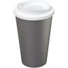 Kubek termiczny z serii Americano® o pojemności 350 ml P068933C srebrny / biały