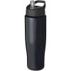 Bidon H2O Tempo® o pojemności 700 ml z wieczkiem z słomką P069173C czarny