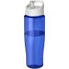 Bidon H2O Tempo® o pojemności 700 ml z wieczkiem z słomką P069173C niebieski / biały