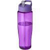 Bidon H2O Tempo® o pojemności 700 ml z wieczkiem z słomką P069173C fioletowy