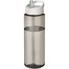 Bidon H2O Vibe o pojemności 850 ml z wieczkiem z dzióbkiem P072576C ciemnografitowy / biały