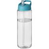 Bidon H2O Vibe o pojemności 850 ml z wieczkiem z dzióbkiem P072576C przezroczysty / błękitny