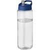 Bidon H2O Vibe o pojemności 850 ml z wieczkiem z dzióbkiem P072576C przezroczysty / niebieski