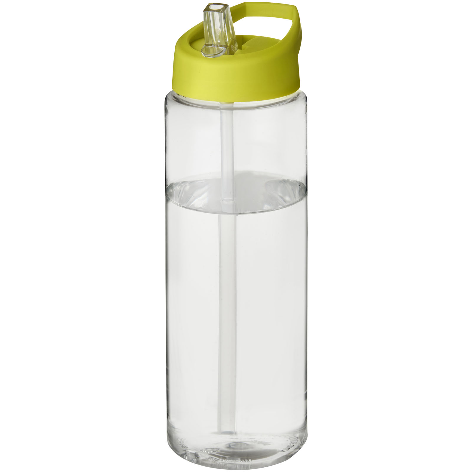 Bidon H2O Vibe o pojemności 850 ml z wieczkiem z dzióbkiem P072576C przezroczysty / limonka