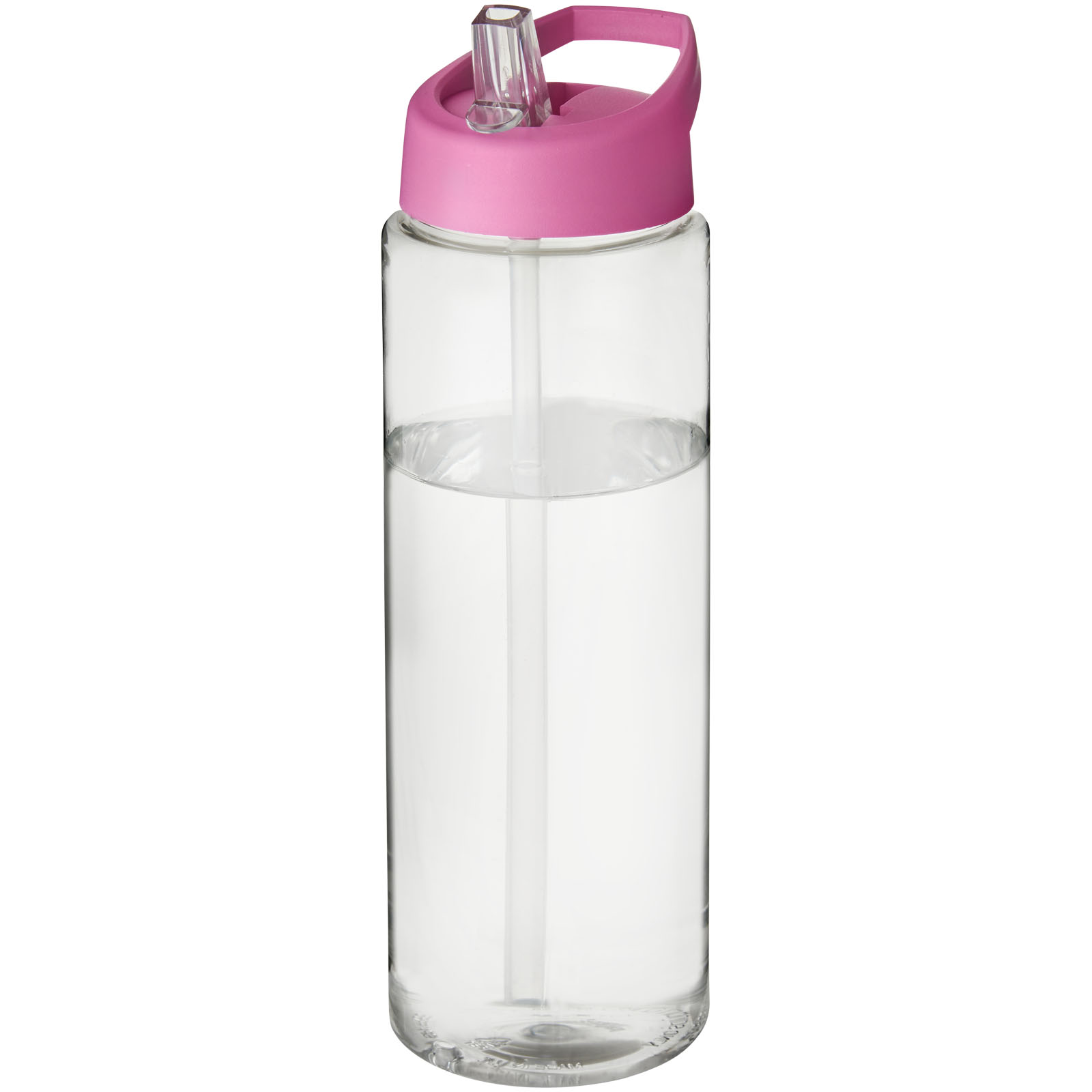 Bidon H2O Vibe o pojemności 850 ml z wieczkiem z dzióbkiem P072576C przezroczysty / różowy
