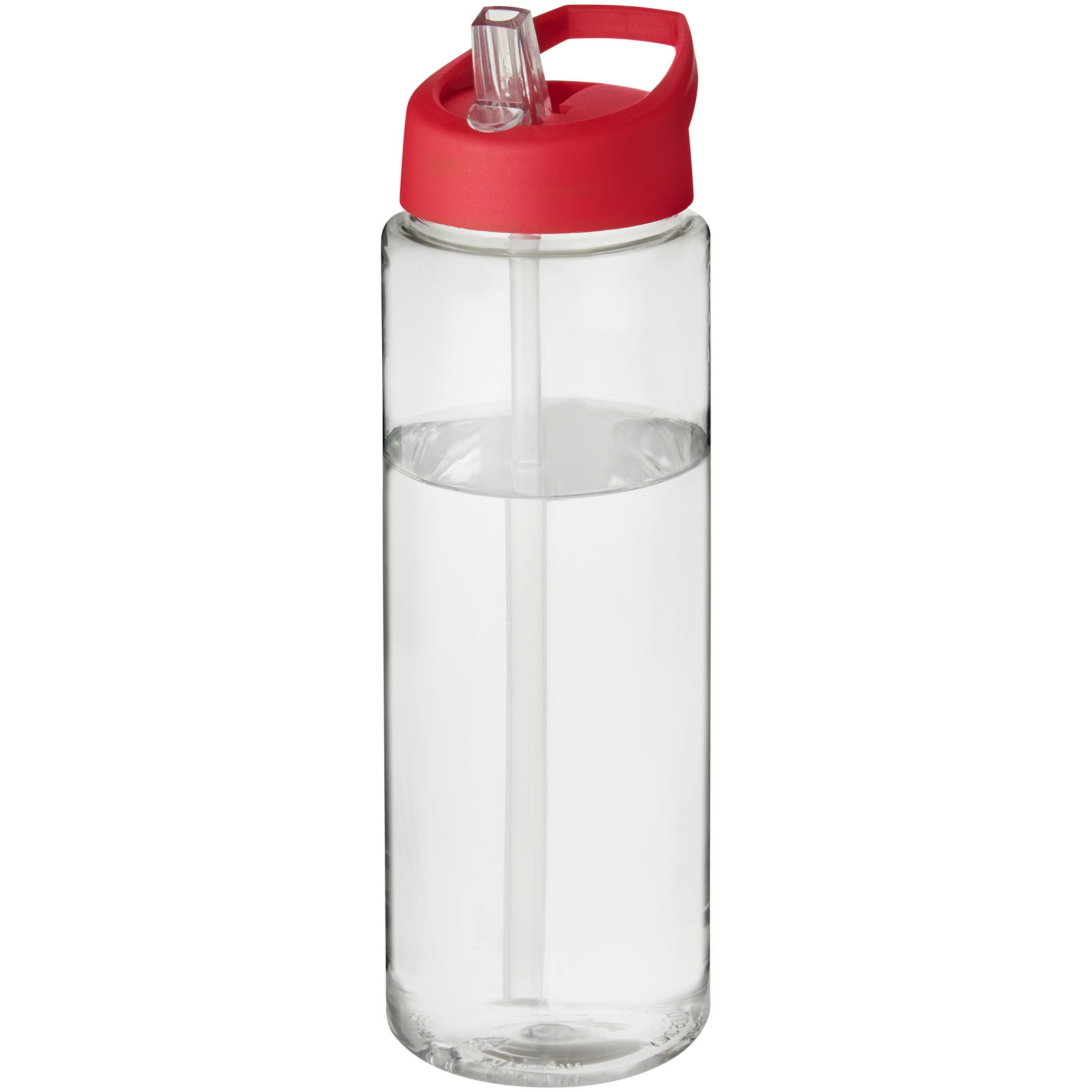Bidon H2O Vibe o pojemności 850 ml z wieczkiem z dzióbkiem P072576C przezroczysty / czerwony