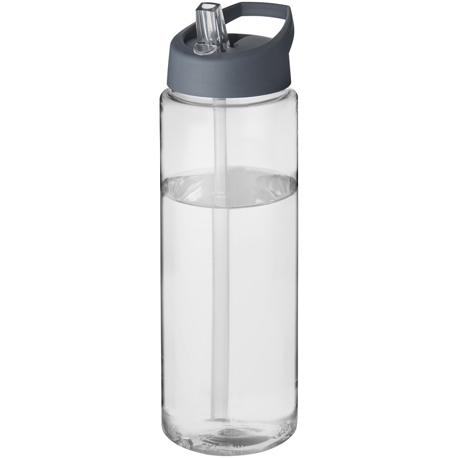 Bidon H2O Vibe o pojemności 850 ml z wieczkiem z dzióbkiem P072576C przezroczysty / szary sztormowy