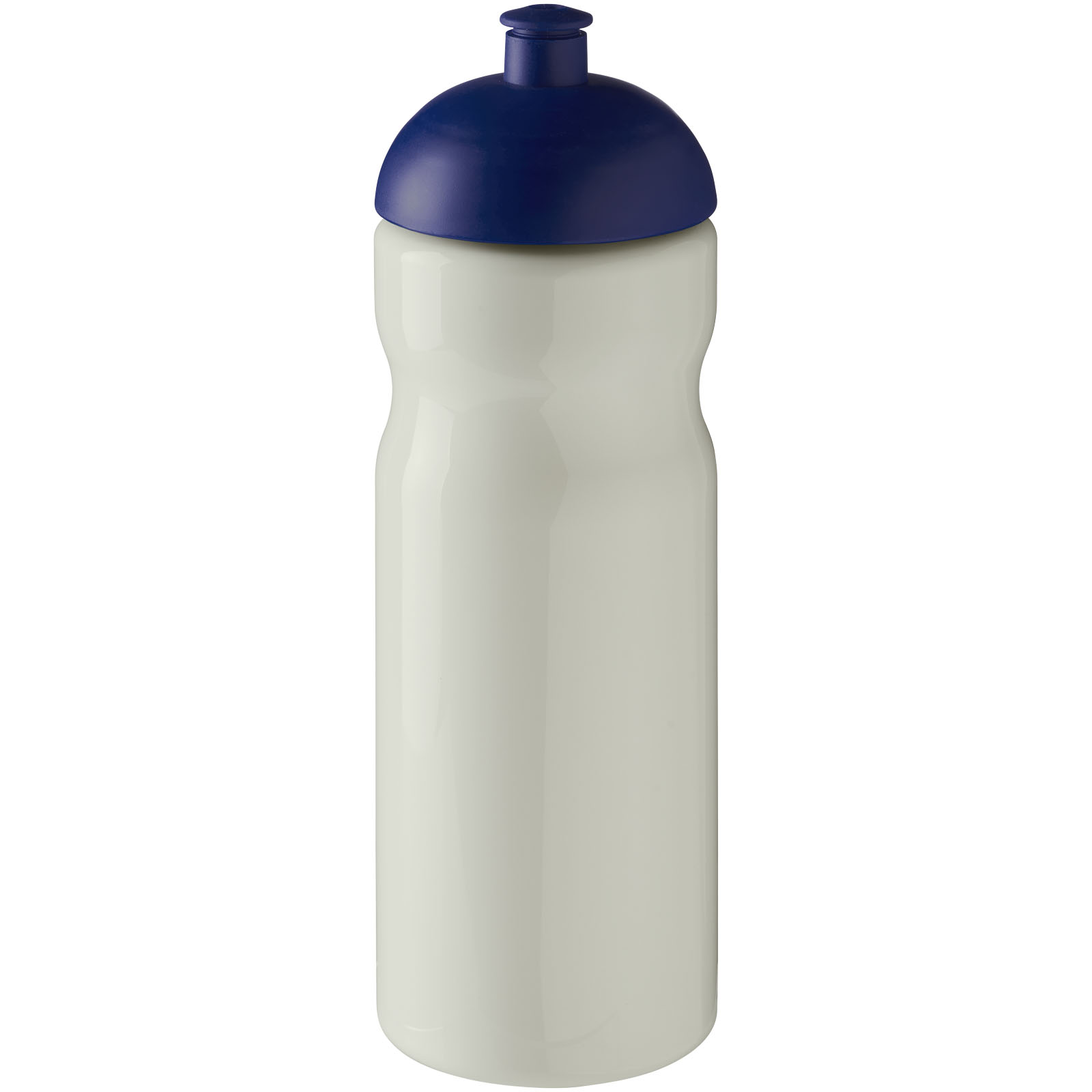 Bidon H2O Eco o pojemności 650 ml z wypukłym wieczkiem P072617C kość słoniowa / niebieski