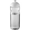 Bidon H2O Eco o pojemności 650 ml z wypukłym wieczkiem P072617C przezroczysty / biały