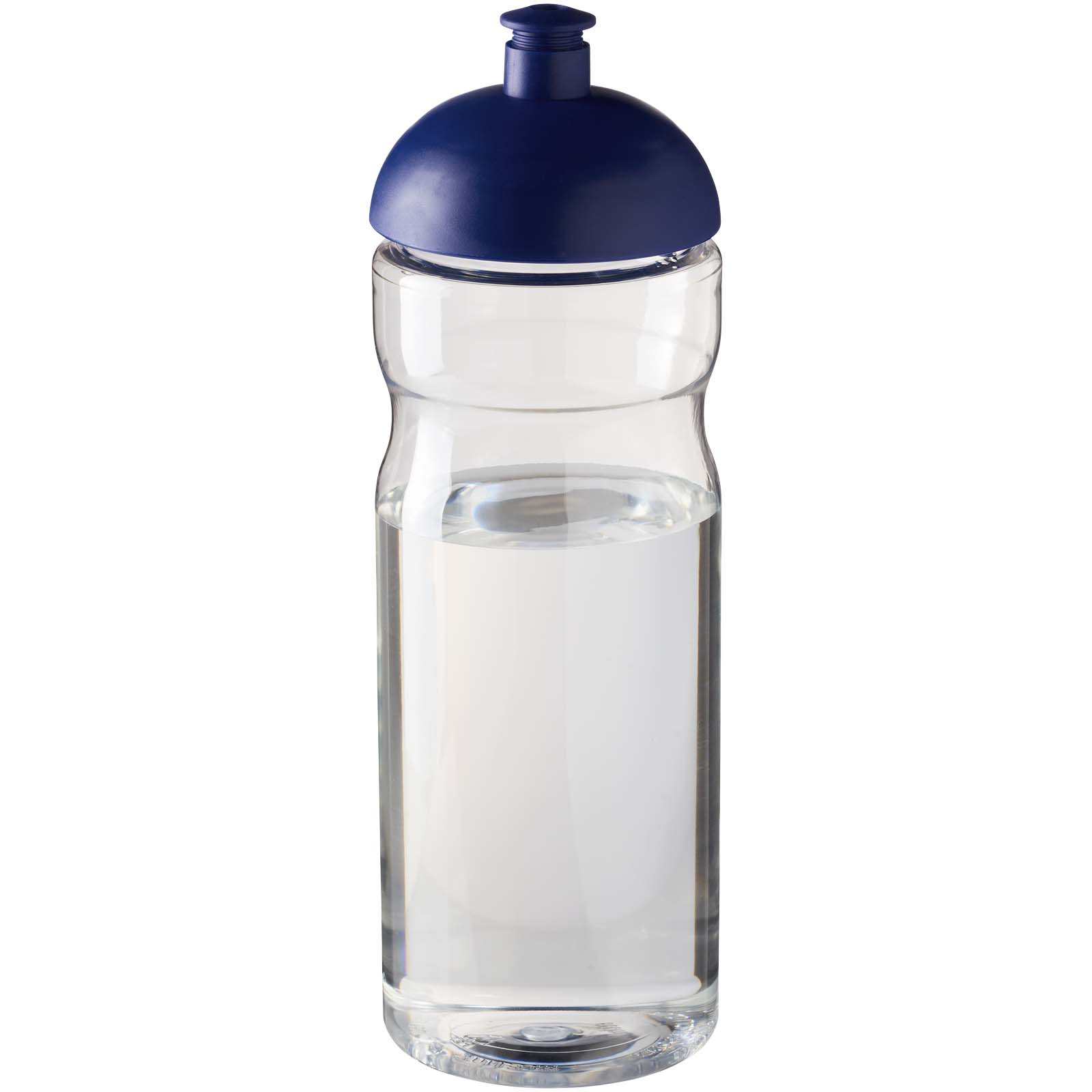 Bidon H2O Eco o pojemności 650 ml z wypukłym wieczkiem P072617C przezroczysty / niebieski