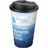 Brite-Americano® POP 350 ml termoizolowany kubek z pokrywką zabezpieczającą przed rozlaniem P160017C czarny