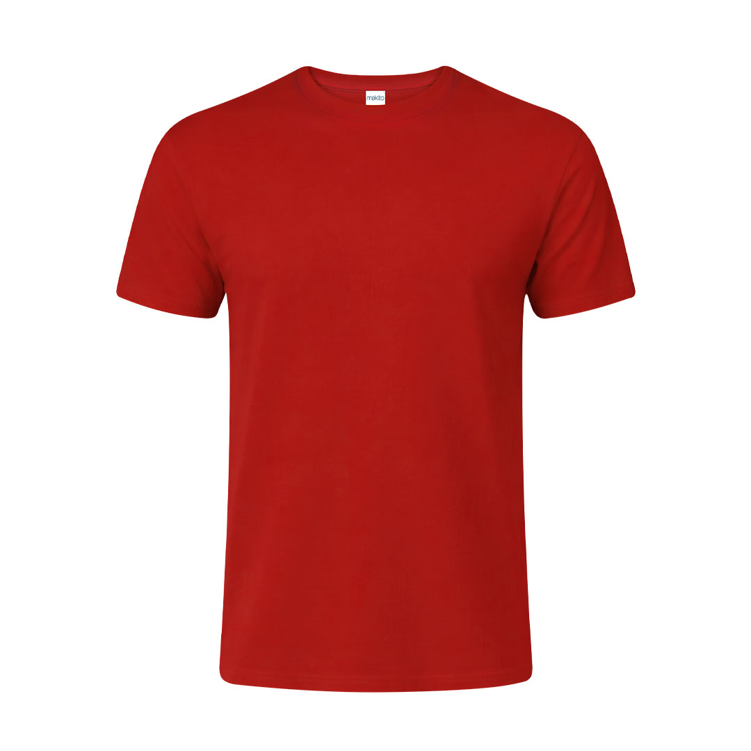 Kolorowy T-shirt dla dorosłych Seiyo P171141T czerwony