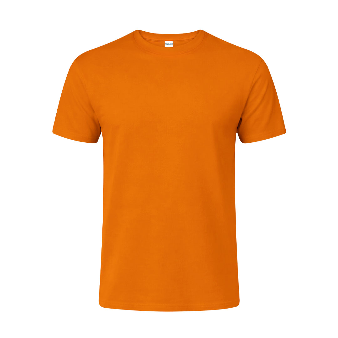 Kolorowy T-shirt dla dorosłych Seiyo P171141T pomarańczowy