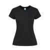 Damski kolorowy T-shirt Seiyo P171232T czarny