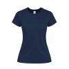 Damski kolorowy T-shirt Seiyo P171232T granatowy