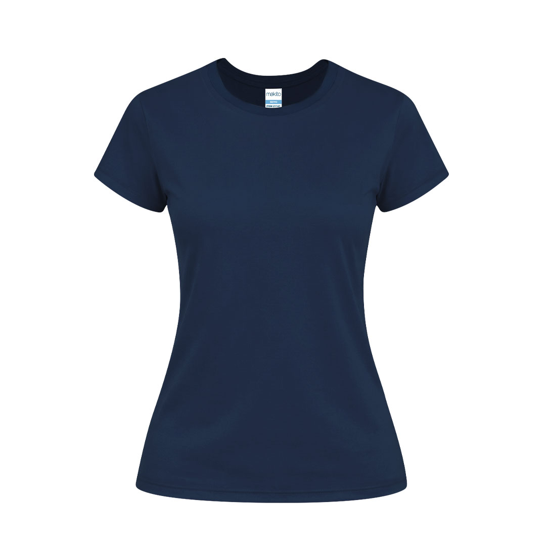 Damski kolorowy T-shirt Seiyo P171232T granatowy