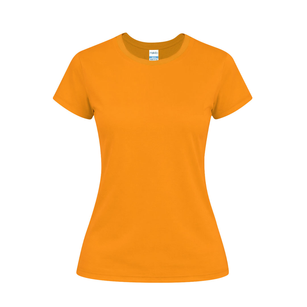Damski kolorowy T-shirt Seiyo P171232T złoty