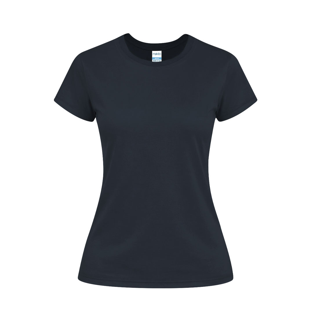 Damski kolorowy T-shirt Seiyo P171232T granatowy ciemny